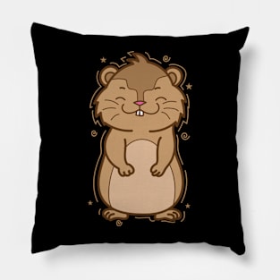 Lemming Overconfidence Rodent Pillow