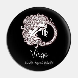 Virgo Sign Pin