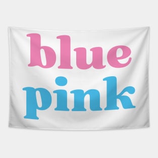 Blue Pink Gender Color Game Against Discrimination Tapestry