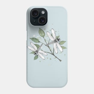 Two dragonflies Phone Case