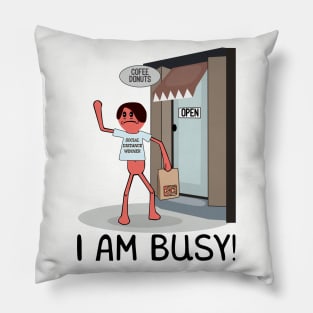 Social distance introvert Pillow