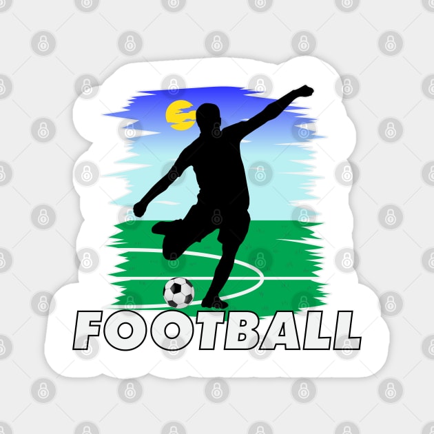 football atacker Magnet by STARSsoft