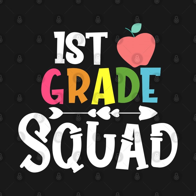 First grade squad Funny back to school teacher gift by madani04