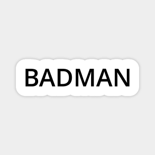 Vegeta's Badman Shirt (Design on back) Magnet