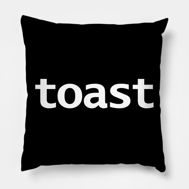 Toast Pillow by ellenhenryart