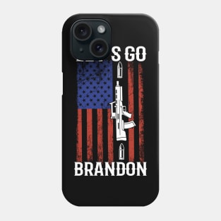 Lets go  Brandon Flag Phone Case