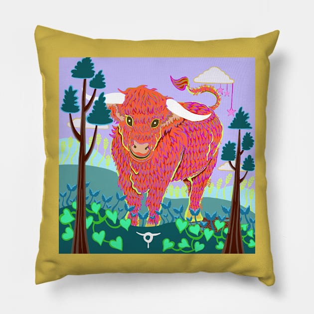 Taurus Pillow by Les Gentils