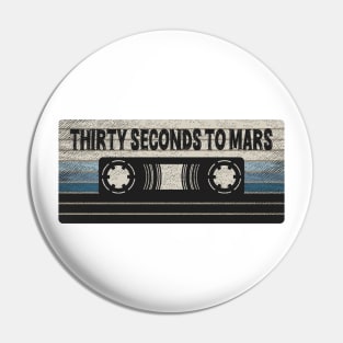 Thirty Seconds To Mars Mix Tape Pin