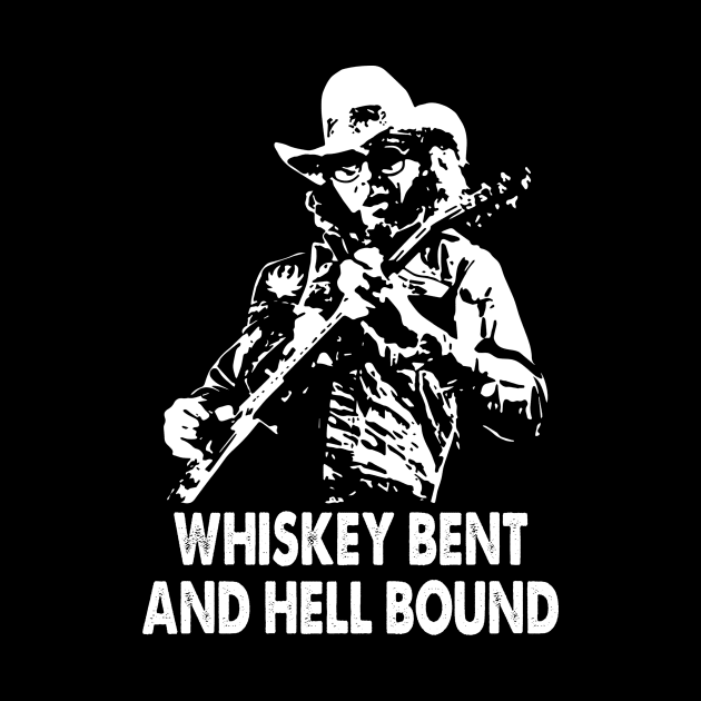 Whiskey bent hank art country music by Tosik Art1