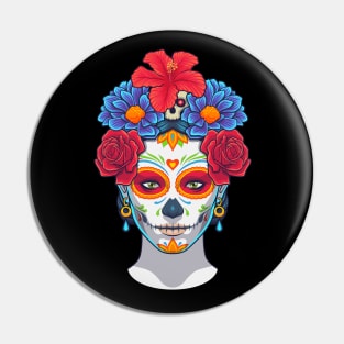 Mexican Woman Pin