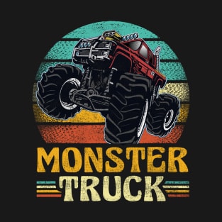 Monster Truck Retro Vintage 80s T-Shirt