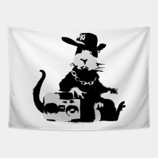 Banksy ghetto blaster Tapestry