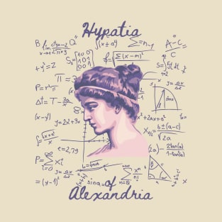 Hypatia of Alexandria Portrait and Quote T-Shirt