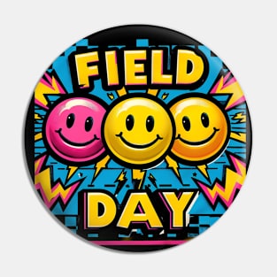 Field Day School Activities For School Game Day, Last Day of School , Field Trip Team Pin