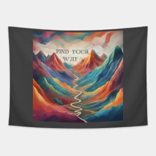 Find Your Way - The Psychedelic Journey Tapestry