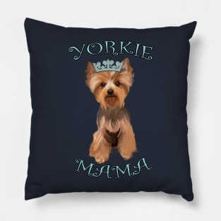 Yorkshire Terrier Gifts, Yorkie Mama Shirt, Mugs, Pillows & other Gifts Cute Yorkshire Terrier for Women & Girls Pillow