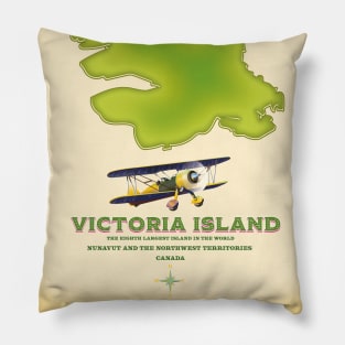 Victoria Island Canada map Pillow