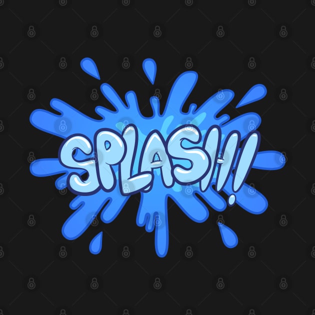 Splash - Comic Book Funny Sound Effects by PosterpartyCo