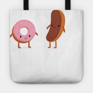 Cute and Kawaii Dessert T-Shirt Tote