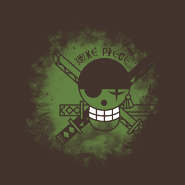 One Piece Logo (Zoro), Anime T-Shirt - Manga - T-Shirt ...