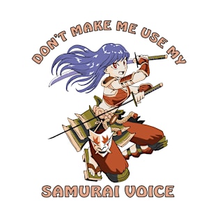 Samurai girl manga fighter T-Shirt