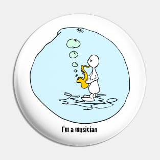 I'm a Musician Pin