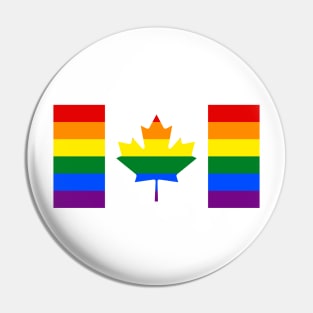 Canada LGBTQ Pride Flag Pin