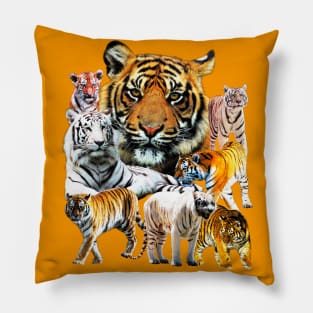 Very Awesome Tiger Tie Dye (Cool and Sick) Pillow