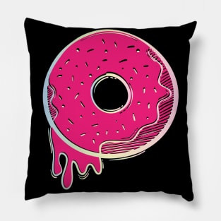 Donnuts delicious cute with soft color Pillow