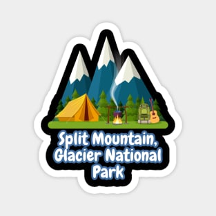 Split Mountain, Glacier National Park Magnet