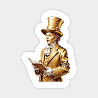 Christmas Caroler Magnet