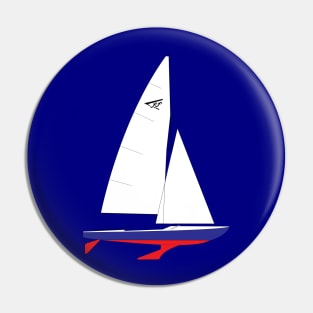 Flying Fifteen Sailboat Pin