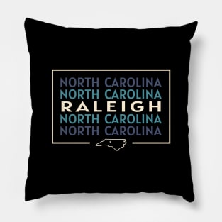 Raleigh, NC Geometric Repeater Pillow