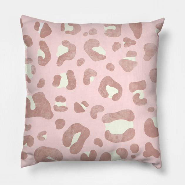 pink leopard pillow