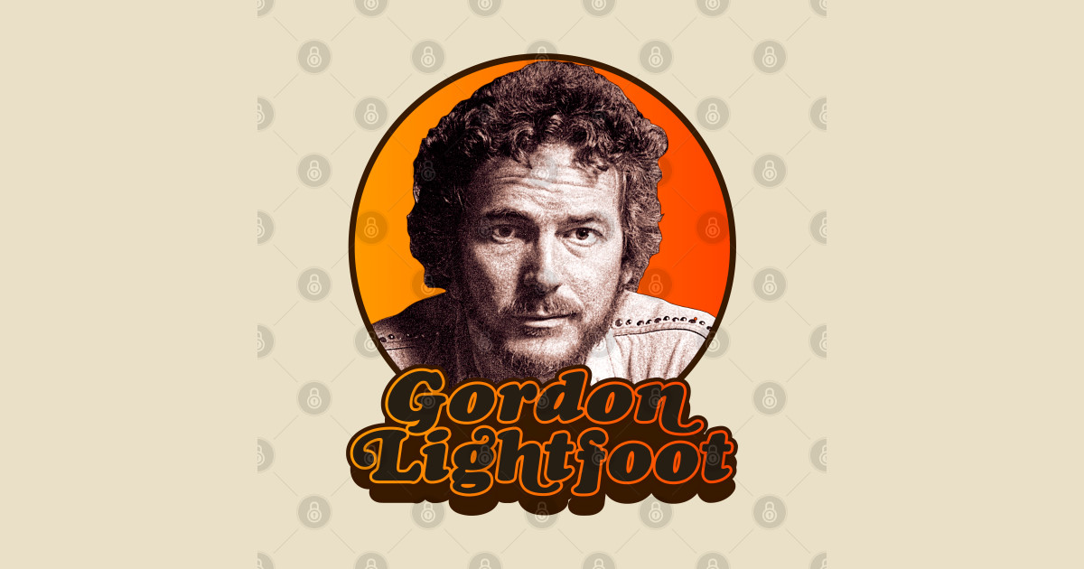 Gordon Lightfoot ))(( Retro Folk Rock Icon Gordon Lightfoot TShirt
