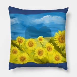 Love and Prayers for Ukraine Pillow