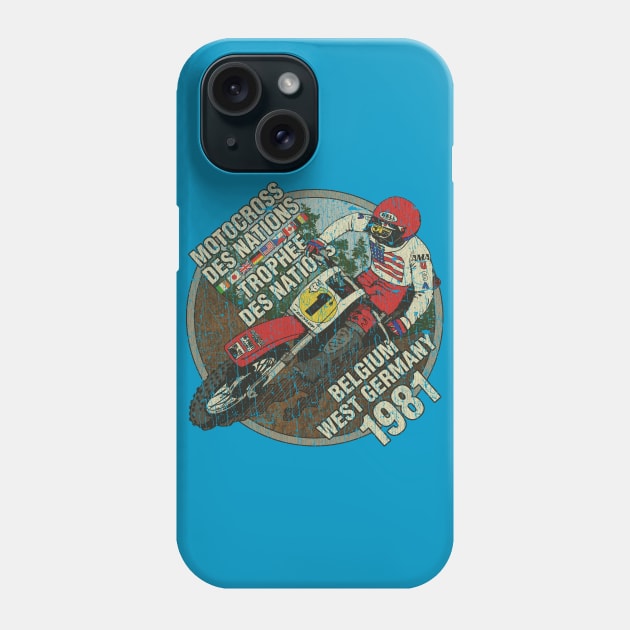 Motocross des Nations 1981 Phone Case by JCD666