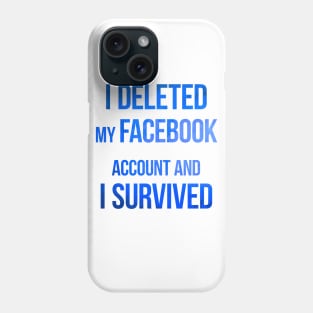 #DeleteFacebook Phone Case