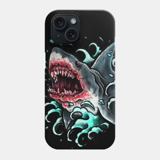 Shark attack Phone Case