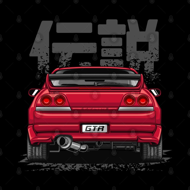 Monster Skyline GTR R33 (Candy Red) by Jiooji Project