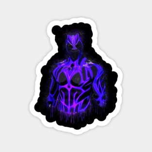 Black Panther - Purple Glow Magnet