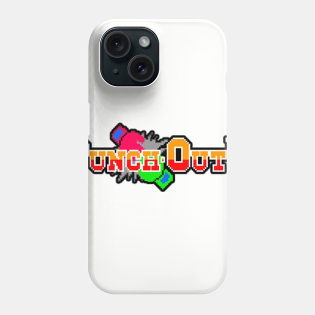 Punch Out Logo Phone Case by RoswellWitness