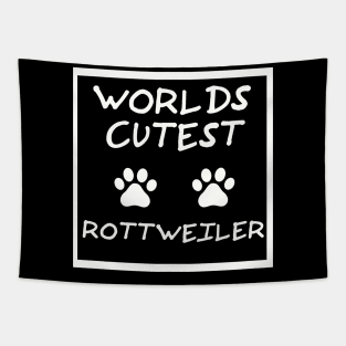 The perfect way to show your love for Rottweiler dogs Tapestry