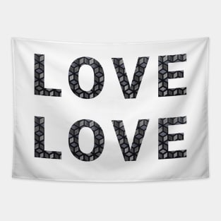 Abstract Love Love Tapestry