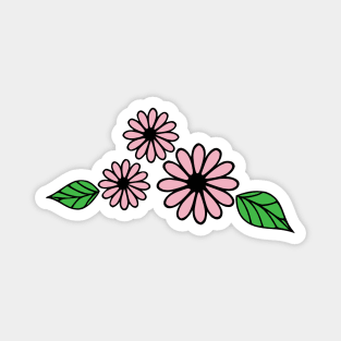 Pink Flowers Magnet