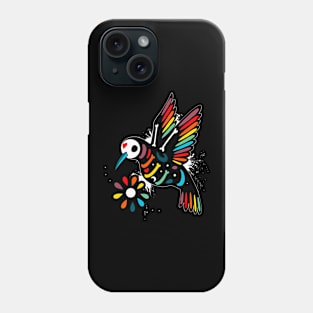 Humming Bird Skeleton Phone Case