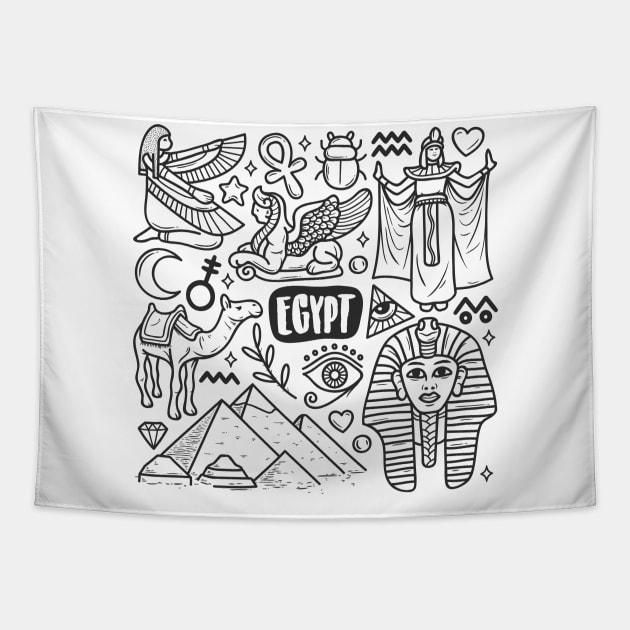 Egypt Tapestry by Mako Design 