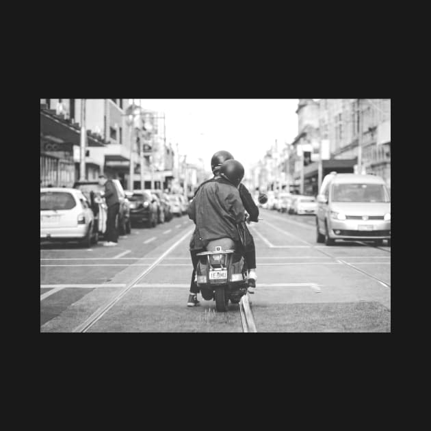Scooter on Smith Street by melbournedesign