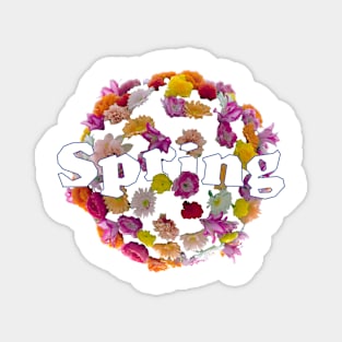 Blooming into Spring Flower Magnet