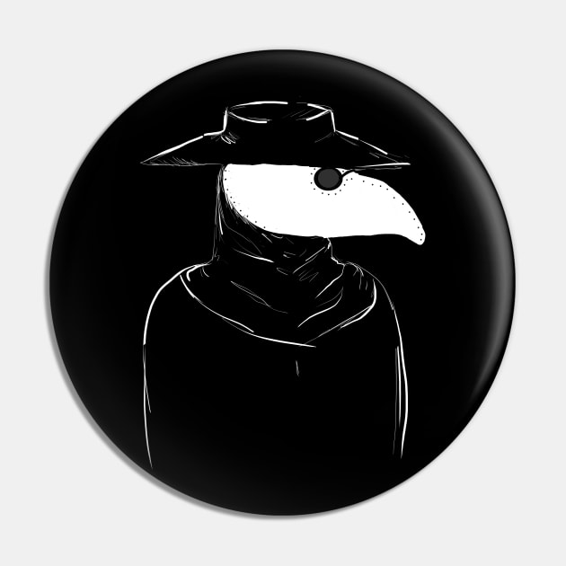 Plague Doctor Pin by pastelwhale